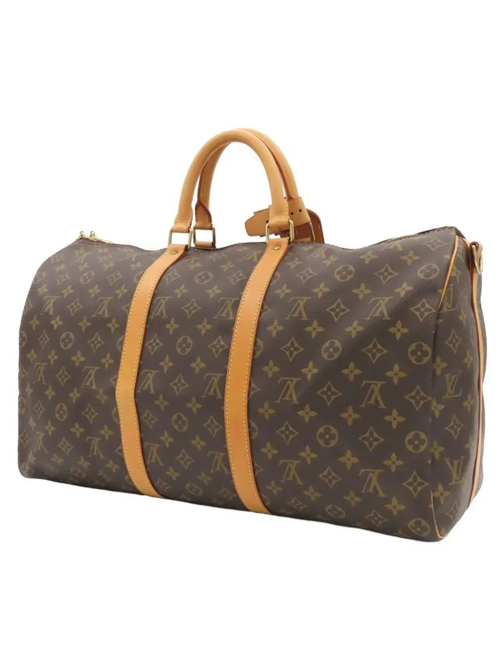 Louis Vuitton Keepall Bandouliere 50 Monogram Canvas 2-Way Shoulder Bag